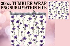 Trendy Tumbler Decor with Bloom Pattern Product Image 1