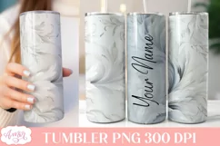 Grey 20oz tumbler PNG for sublimation | Abstract tumbler PNG Product Image 1