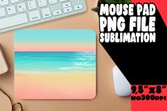 Vibrant Gradient Pattern Mouse Pad for Sublimation Product Image 1