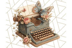 Vintage Butterfly PNG Clipart, Fairytale Cottagecore Images Product Image 2