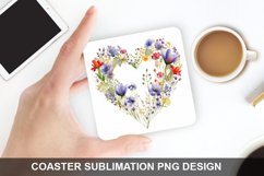 Spring Flower - Coaster Sublimation Design Product Image 1