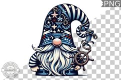 Anchors Gnome Sublimation - Clipart PNG Design Product Image 1