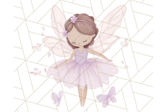 Pastel Purple Fairy Garden Clipart Enchanted Cottagecore Png Product Image 2