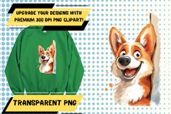 Joyful Peekaboo Dog Watercolor Sublimation - Sweet Design Product Image 1