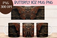 3D Butterfly mug wrap PNG for sublimation BUNDLE Product Image 6