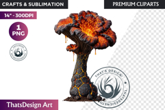 Glowing Fantasy Mushrooms PNG, Magic Mushroom Clipart Product Image 1