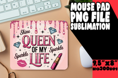 RADIANT desk MAT Playful Design, Girl Quote Product Image 1