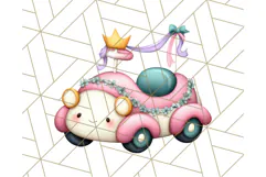 Royal Carriage & Princess Vehicle PNG Clipart for Fairytales Product Image 2