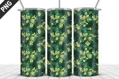 St Patrick&#039;s Day Pattern Tumbler Wrap| Sublimation Design Product Image 1