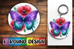 Radiant Round Designs for Kids, Butterfly Product Image 1