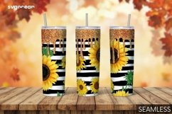 Sunflower Tumbler Sublimation | Skinny 20 oz | Tapered Product Image 4