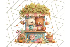 Tiny Carnival Friends Clipart PNG, Animal Fair Festival Product Image 2