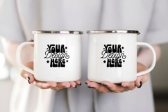 Camp Mug Mockup, Mug Mockup, 10oz Enamel Mug Mockup Product Image 1