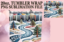 Sweet Joy 20oz tumbler wrap, Winter Product Image 1