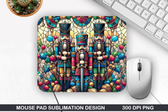 Nutcracker Mouse Pad Sublimation, Christmas Mouse Pad PNG Product Image 1