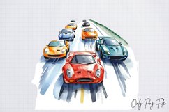 Racing Nursery Clipart PNG Product Image 1