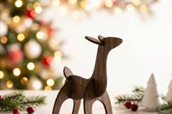 3D Reindeer Laser Cut Files Holiday Table Decor Digital Down Product Image 6