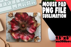 Garden Paradise: Sublimated Mouse Pad Designs Art PNG Product Image 1