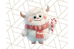 Holiday Yeti Village PNG Clipart, Cute Winter Clip Art Product Image 2