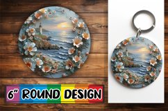 Round Ornament Sublimation Product Image 1