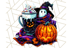 Spooky Café Cuties Halloween PNG Clipart, Holiday Elements Product Image 2