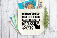 Introverted But I Willing SVG, Anti Social SVG Design Product Image 3