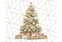 Cozy Christmas Clipart, Santa and Friends PNG Graphics Product Image 2