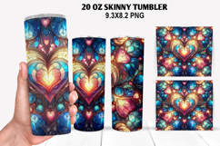 Flower Skinny Tumbler 20oz Wrap Design, Winter Tumbler Wrap Product Image 1