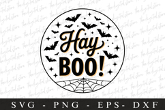 Hay Boo Svg | Halloween Svg | Cricut Product Image 1