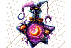 Bright Halloween Potion Bottle PNG Clipart, Holiday Elements Product Image 2