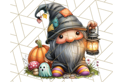 Spooky Gnome Village Clipart PNG Halloween Png Product Image 2