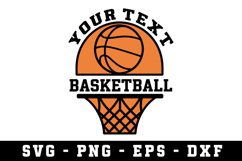 Basketball Svg |Basketball SVG Cut files | Cricut Product Image 1