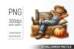 Autumn Clipart, Halloween Sublimation Clipart PNG Product Image 1