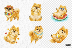 Summer Cute Dog Clipart - Summer Animals PNG Product Image 1