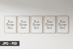 Large Multi Frame Mockup PSD Product Image 1