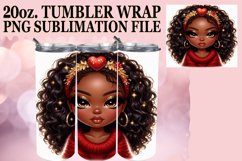 WHIMSICAL SUBLIMATION 20oz TUMBLER WRAP, Love Girl Product Image 1