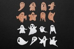 White and Copper Spooky Ghost Clipart Product Image 2