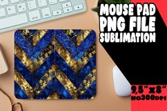 Colorful Glitter Stripes Mouse Pad for Sublimation Product Image 1