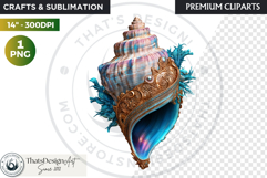 Deep Sea Fantasy Clipart PNG, Mermaid, ocean mythology Product Image 1