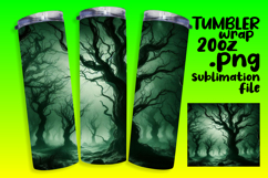 STUNNING 20oz Sublimation Tumbler , Horror Halloween Product Image 1