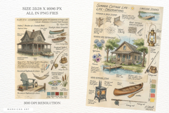 Summer Cottage Life Junk Journal Pages Product Image 3