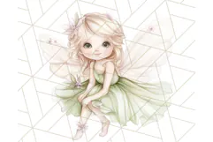 Pastel Fairies and Butterflies PNG, Spring Fantasy Clipart Product Image 2