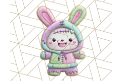 Halloween Bunny Cookie Clipart, Frosted Cookie Bunnies Png Product Image 2