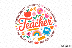 Teacher svg | Svg Files for Cricut | Shirt Svg Product Image 2
