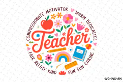 Teacher svg | Svg Files for Cricut | Shirt Svg Product Image 2