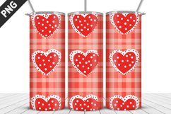 Lovely Hearts Tumbler Design | Valentine&#039;s Day Tumbler Wrap Product Image 2