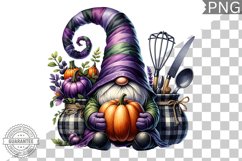 Halloween Kitchen Gnome Sublimation - Clipart PNG Design Product Image 1