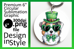 Artistic Round Design Car Coaster , St Patrick Product Image 1