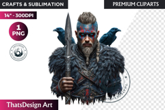 Viking Aesir &amp; Vanir Norse God Illustrations PNG Clipart Product Image 1