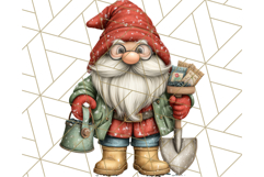 Farmer Gnome Clipart, Cute Farm Gnomes PNG Illustrations Product Image 2